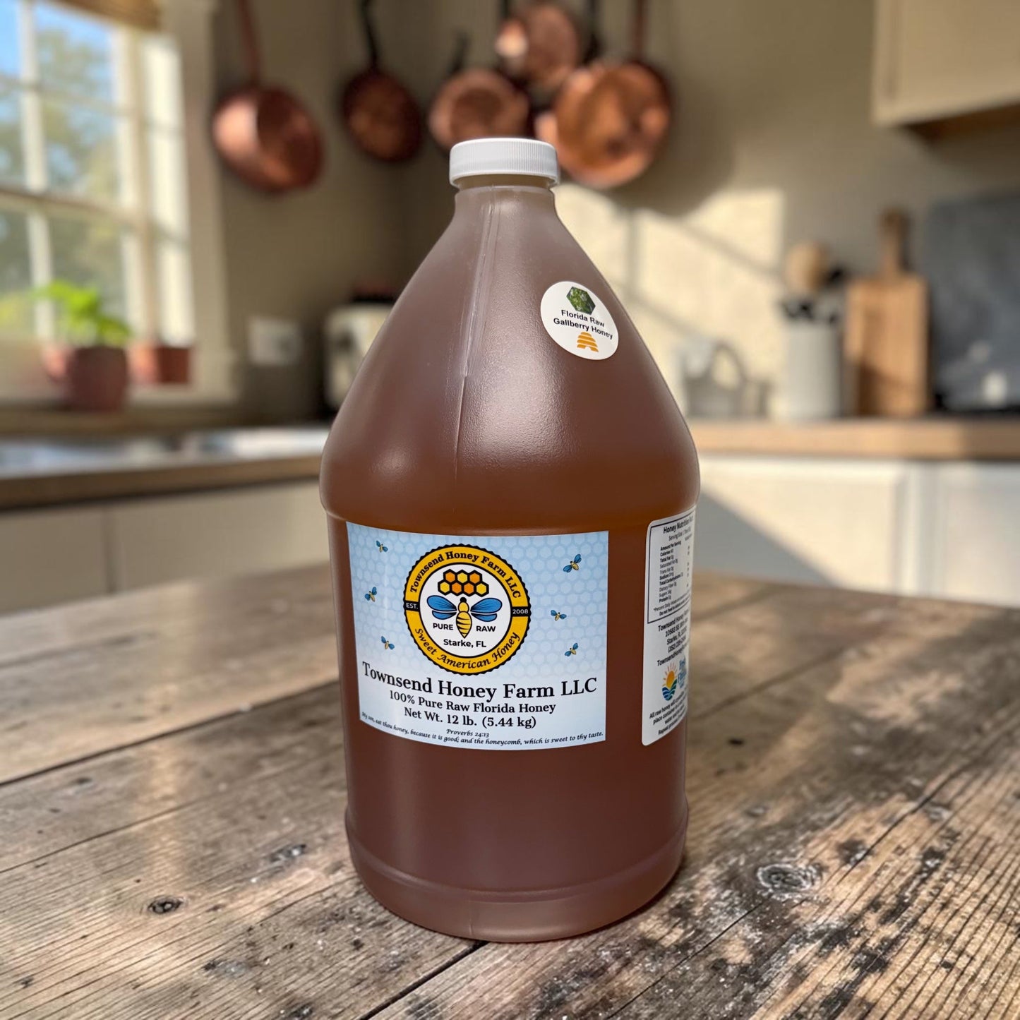 Florida Pure Raw Gallberry Honey - ONLINE STORE - Townsend Honey Farm LLC