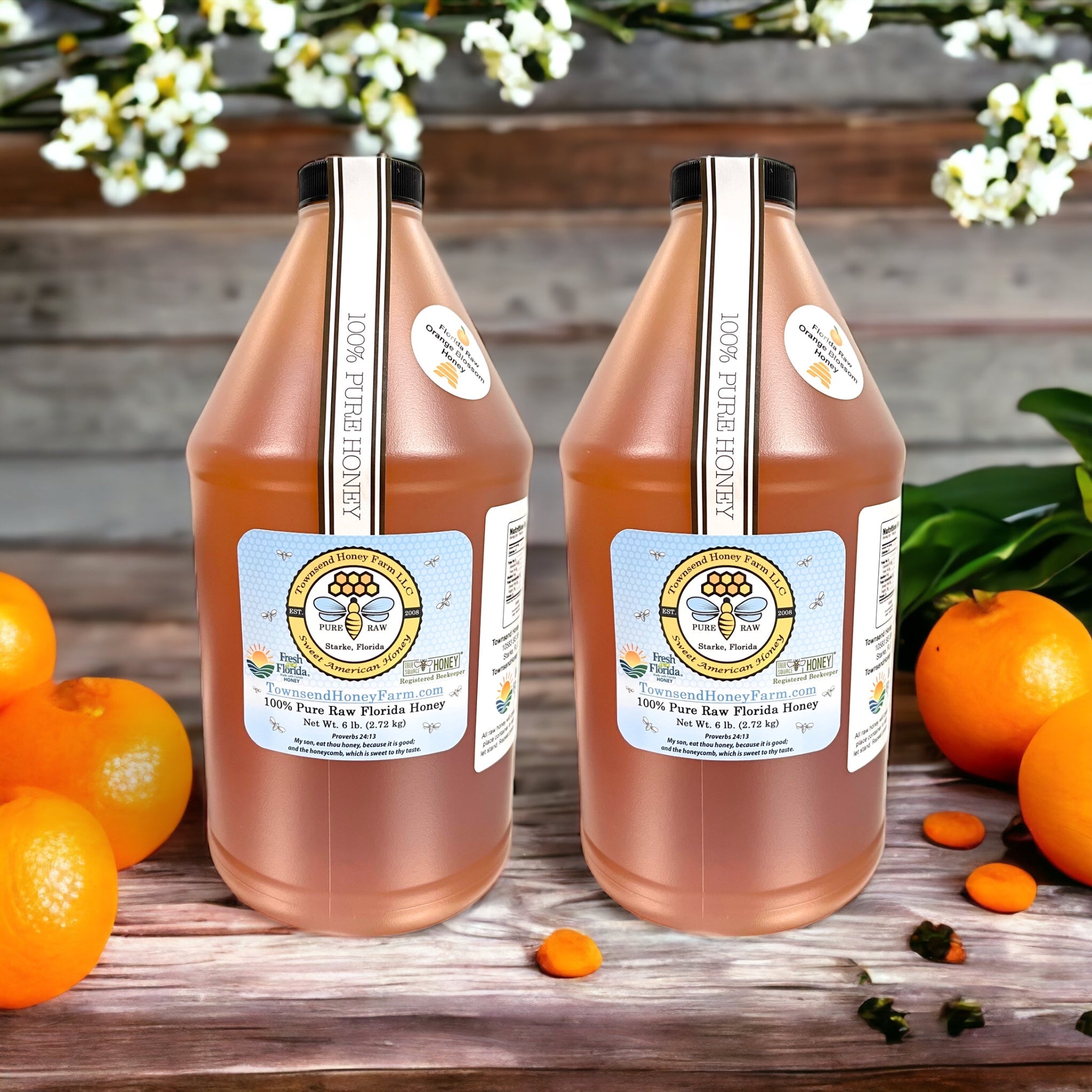 Florida Pure Raw Orange Blossom Honey - 1 Gallon – Townsend Honey