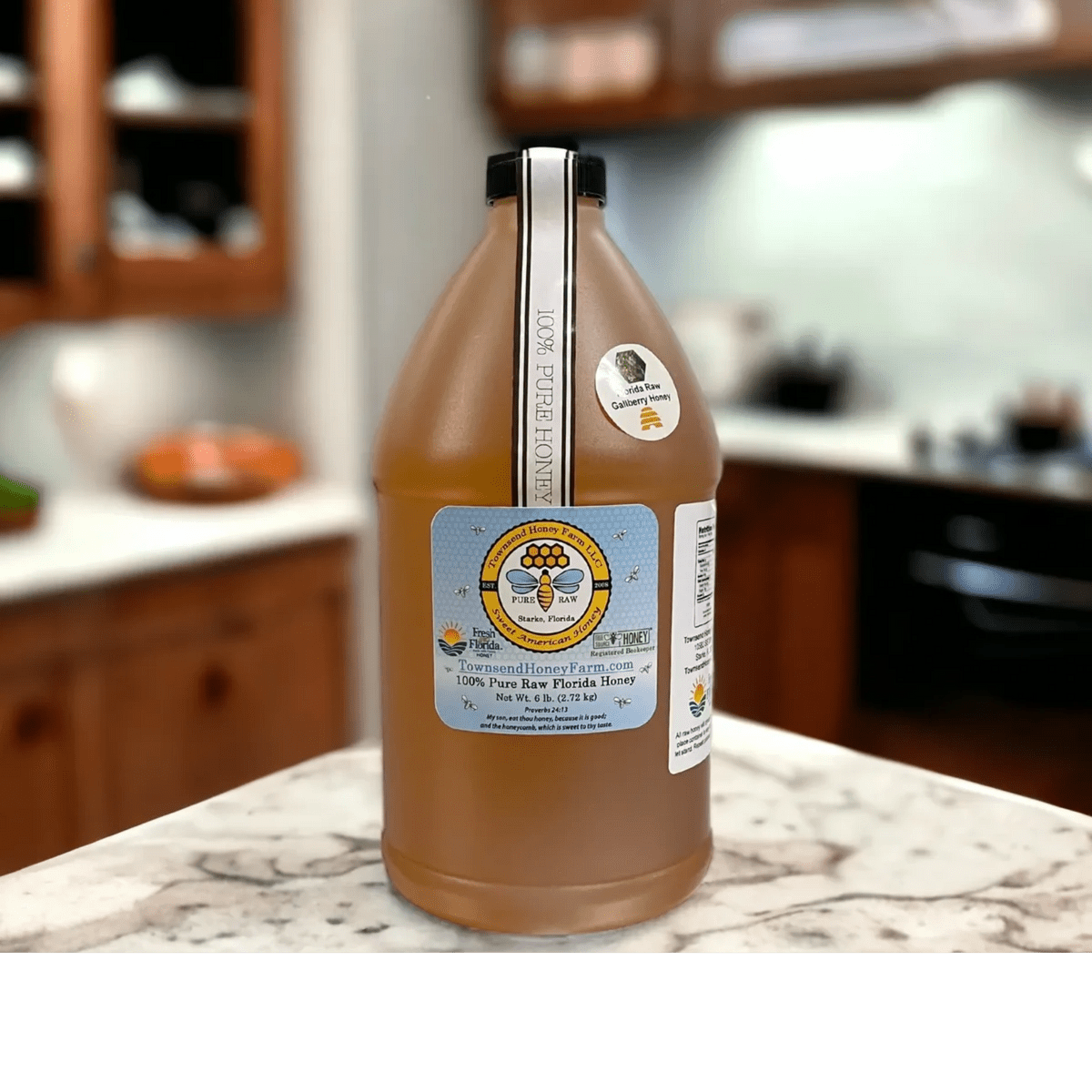 Fl Pure Raw Gallberry Honey Half Gallon Townsend Honey Farm LLC