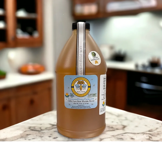 Florida Pure Raw Gallberry Honey - 1/2 Gallon