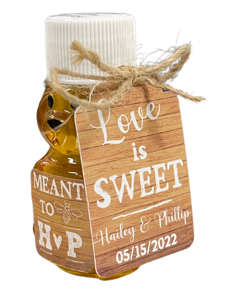 Pure Florida Raw Honey Mini Bears – Set of 15 (2 oz each)